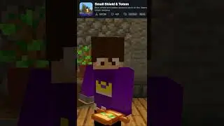 Small Shield & Totem Minecraft Java #minecraft #shorts