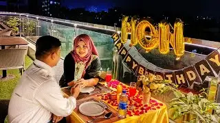 Romantic Candle Light Dinner|Birthday Surprise