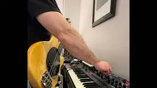 Oberheim OB-6, Moog Sound Studio, Roland T8,