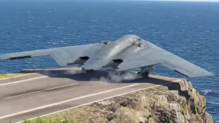 This is Insane! Bomber B-2 Spirit Takes Off from Short Runway