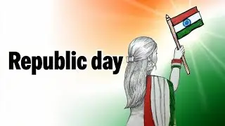 Republic Day Drawing: Easy Step-by-Step Tutorial / 26 January drawing