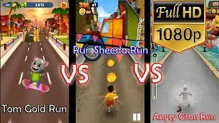 Tom gold Run Vs Run Sheeda Run Vs Angry Gran Run - Running Game  - What's New Games
