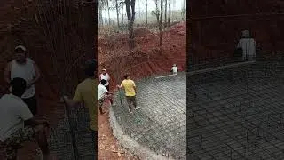Water tank 100m3 , base slab 🔥🔥🔥🔥