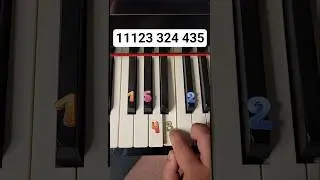 Sigma boy - easy piano tutorial #shorts