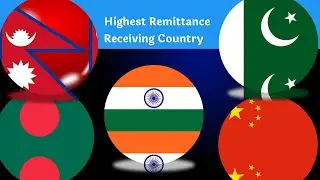 Highest Remittance Receiving Country|| InfoZone || Top 10 highest Remittance Receiving Countries