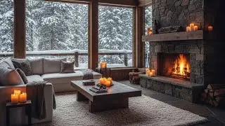 Mountain Cabin In A Snowy Landscape / The Dream of Cozy Solitude vs. Reality