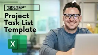 How To Create A Project Task List In Excel