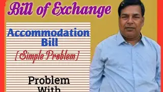 #5 Accommodation Bill - Problem with solution (BL AGRAWAL) For - CA foundation