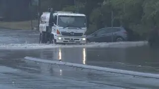 Flooded streets in Sydney suburb | AFP
