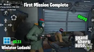 🔥GTA V FPS Boost For All Devices | Winlator Bionic Ludashi 2.7.1 | Snapdragon 870  | Without Mod🔥