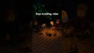 Stop scrolling #relaxing #stopmotion #lego #fire #campfire #soothing #calming