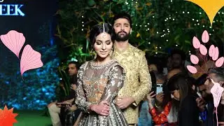 NIMRA KHAN AMANAT ALI  Walking on Ramp at PFDC L'Oreal Paris Bridal Week