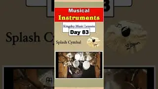Musical instruments  Splash Cymbal Day 83#shorts