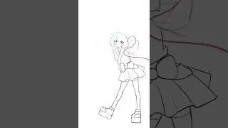 【隙 ラフ画公開2】アニメーション制作をお見せします🦊🩷【ゆーり&times;原口沙輔&times;ハツミノ】