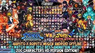NEW‼️ NARUTO X BORUTO STORM CONNECTIONS MUGEN (200 CHARACTERS) - ANDROID OFFLINE HD VERSION 2026💯🔥