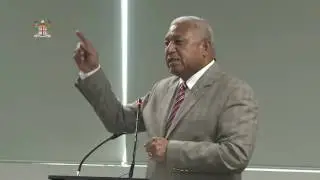 Fijian Prime Minister, Hon. Voreqe Bainimarama's brief on Fiji's COP 23 selection.