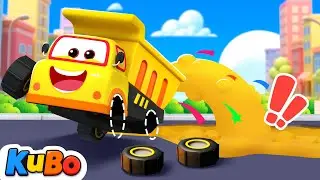 [NEW]Highway Broken! Help the Cars Repair the Road! | Kubo - Cartoons For Toddlers
