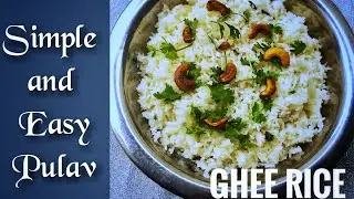 Ghee rice recipe in tamil |Simple and quick plain pulao|How to make Ghee rice instantly | Neychoru