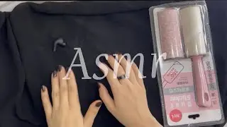 Lint hair remover asmr video || asmr video || lint roller || hair remover