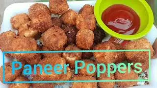 Paneer poppers #paneersnack #indiansnack #pakoda #cottagecheese #paneer #deepfried #homemade #quick