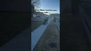 Learning to ride😎 #bulletbike #bikes #learntoride #ride #dadlife #momlife #laugh #relatable #fyp
