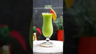 Grinch Frost! 🎄This turned out to be a very delicious cocktail 👽 ChristmasCocktail #HolidayCheers
