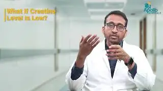 What does a low creatinine level indicate?