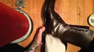 Oiling My Corcoran WW2 Brown Jump Boots
