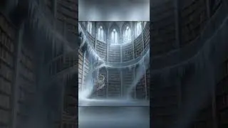 This Library Freezes Over Into an Ice Age | Fantasy Time-Lapse)