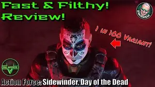 Обзор редкого варианта Valaverse Action Force Sidewinder Day of the Dead!