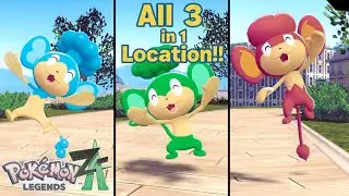 Where to find Panpour, Pansage & Pansear in 1 LOCATION - Pok&eacute;mon Legends Z-A (Side Mission 18 Guide)