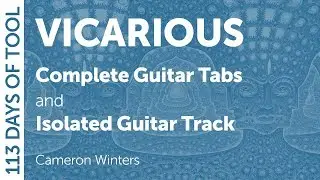 Tool - Vicarious - Guitar Cover / Tabs / Isolated Guitar