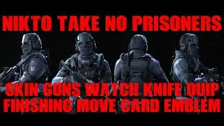 BRAND NEW Nikto Take No Prisoners - Call of Duty Modern Warfare