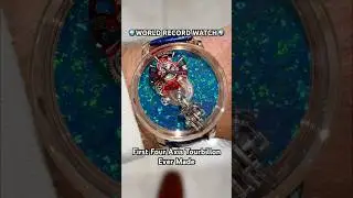 World Record Watch🤯 Jacob&co Astronomia Four Axis Tourbillon Opal Dial piece unique luxury watch