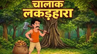 लकड़हारे की चतुराई | Best Moral Story for Kids | Hindi Kahani