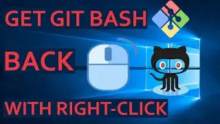 Как запустить Git Bash из контекстного меню правой кнопки мыши в Windows 10 | One - Советы на каж...