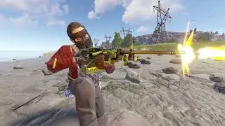 RUST SKIN SPOTLIGHT - Toxic Wolf M249