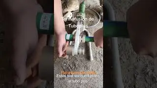 C&oacute;mo utilizar una termofusionadora #tuboplus #termofusion #plomeria #agua