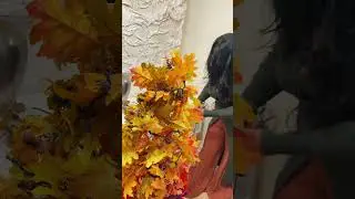 DIY topiary Tree fall  🍁 #diy #home  #bionic #decoration #autumnhome #halloween #digitalcircus