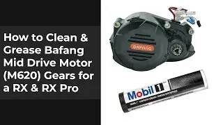 How to Clean and Grease the Bafang Mid Drive Motor (M620) Gears for a RX and RX Pro