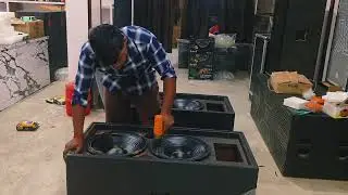 Dj Setup ki full wiring #fitting #wiring 