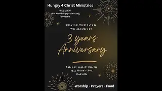 3 Year Ministry Anniversary Celebration
