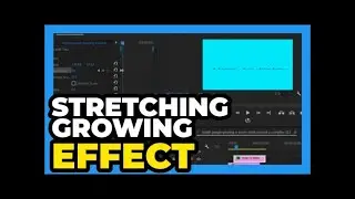 Premiere Pro CC ： How to do Text Stretching and Growing Animation Effect