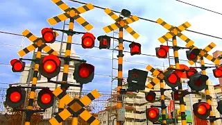 【電車】踏切動画 【鉄道】不思議な踏切カンカン Trains & Railroad crossings video in Japan
