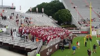 MVs Tech Triumph with VT football team, W&M game 9/8/18