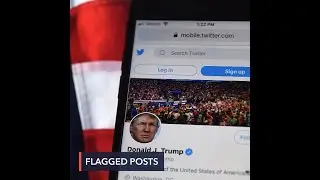 Twitter, Facebook flag Trump posts, battle spills to social media