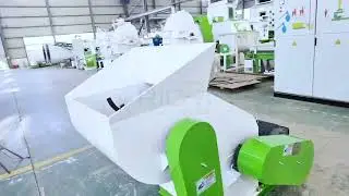 RICHI Grass Hammer Mill Workshop Display | Forage Grinding Equipment
