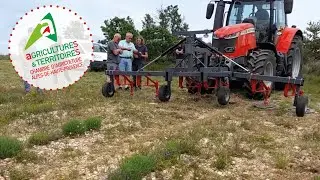 Les mat&eacute;riels de d&eacute;sherbage en PPAM Bio : La bineuse Ferotin