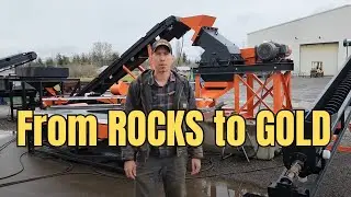 Watch Gold Ore Turn Into Real Gold | 2-Ton-Per-Hour Turnkey Mining System
