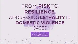 From Risk to Resilience: Addressing Lethality in Domestic Violence Cases